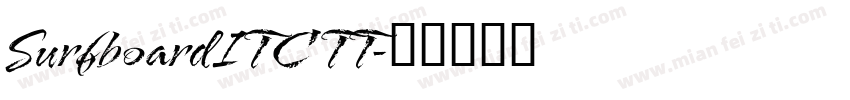 SurfboardITC TT字体转换